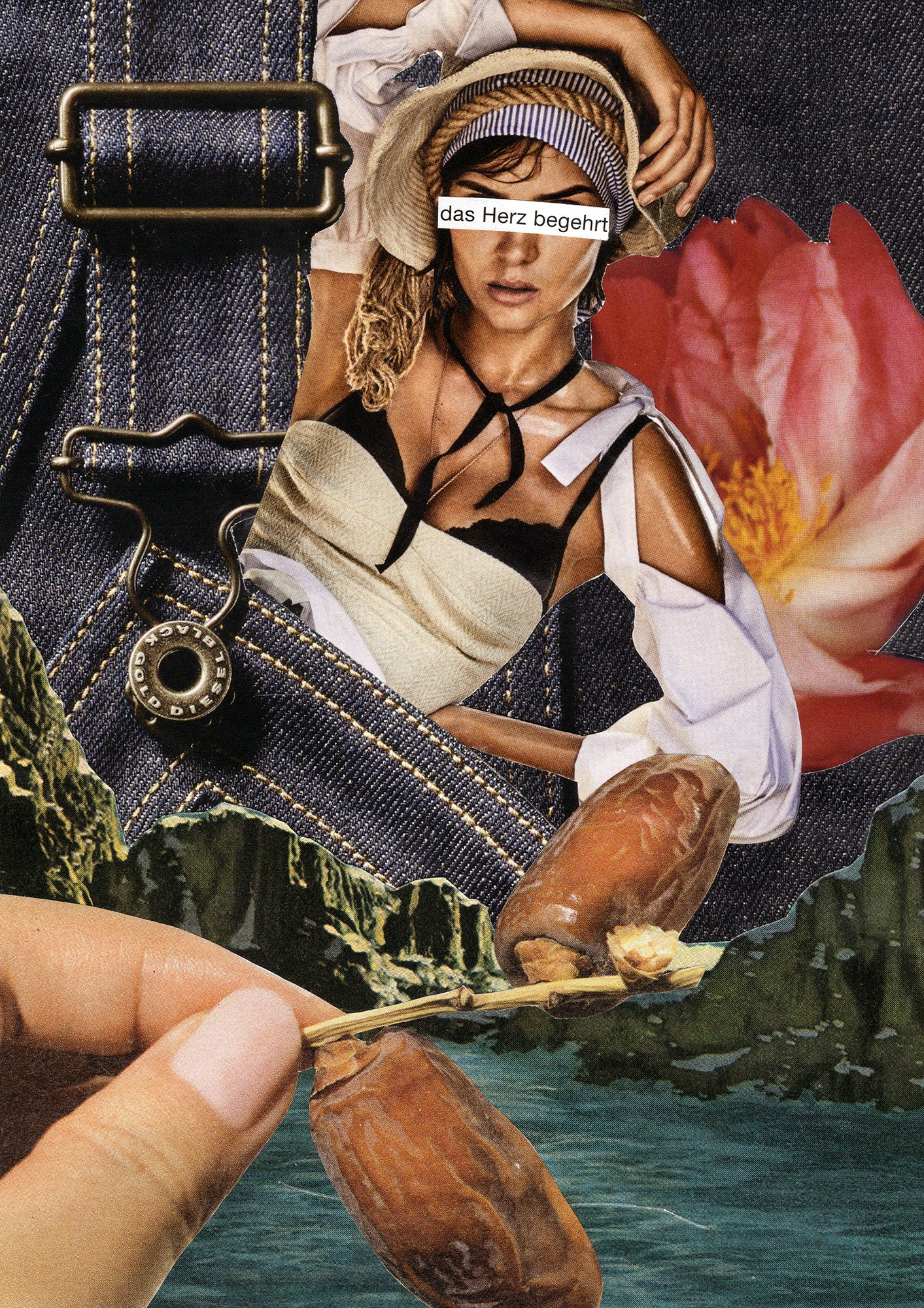 AGAINST BETTER JUDGMENT | Original Collage | Kim van Zwol Studio